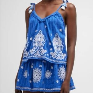 Ramy Brook Paradise tassel tank & mini skirt